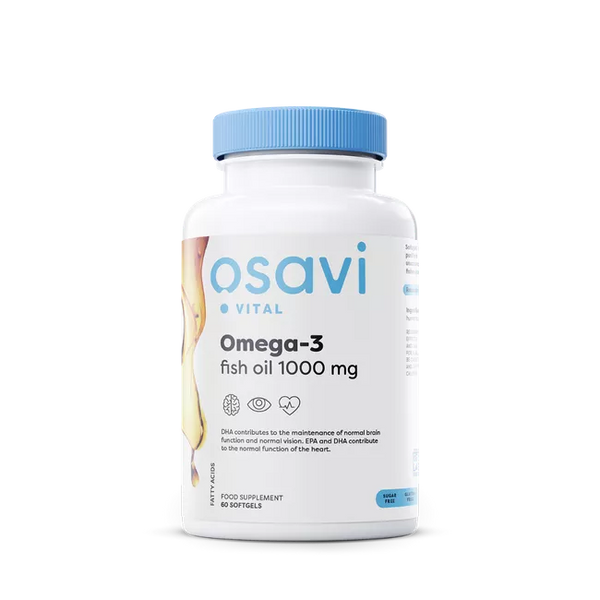 Osavi Omega3 Fish Oil Molecularly Distilled 1000mg  120 softgels - Health and Wellbeing at MySupplementShop by Osavi