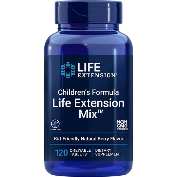 Life Extension Children's Formula Life Extension Mix 120 Chewable Tablets - Health and Wellbeing at MySupplementShop by Life Extension