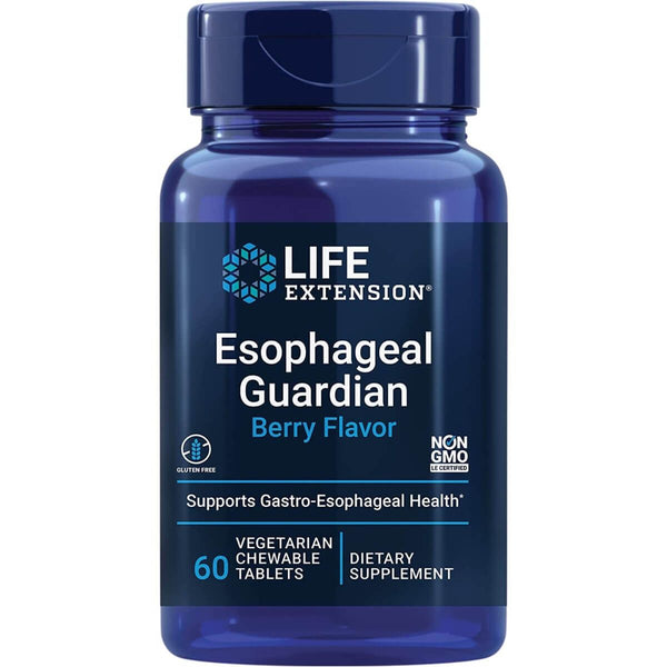 Life Extension Esophageal Guardian 60 Chewable Tablets - Health and Wellbeing at MySupplementShop by Life Extension