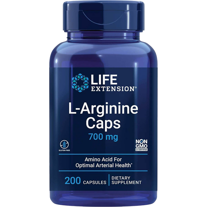 Life Extension L-Arginine Caps 700 mg 200 Capsules