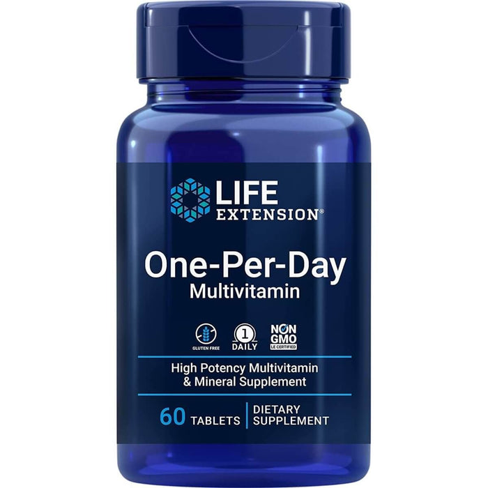 Life Extension One-Per-Day Multivitamin 60 Tablets - Vitamins & Minerals at MySupplementShop by Life Extension