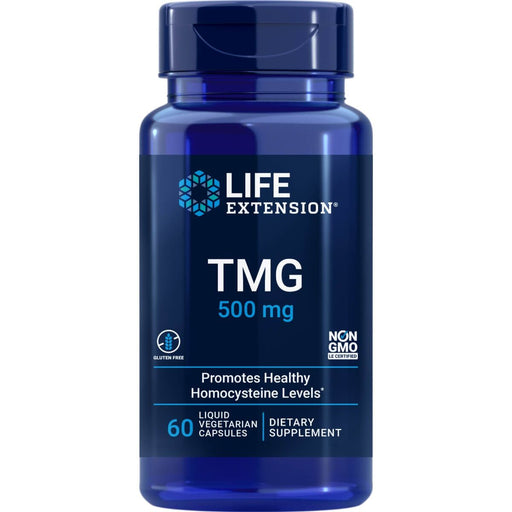 Life Extension TMG 500mg 60 Liquid Vegetarian Capsules - Sports Supplements at MySupplementShop by Life Extension