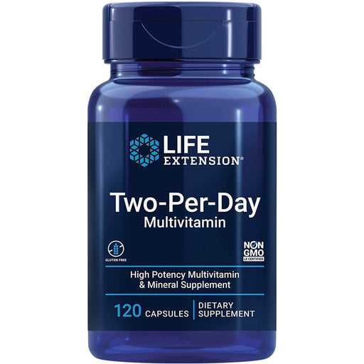 Life Extension Two-Per-Day Multivitamin 120 Capsules - Vitamins & Minerals at MySupplementShop by Life Extension