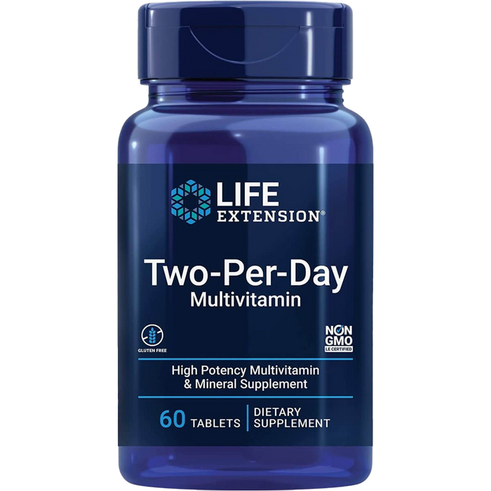 Life Extension Two-Per-Day Multivitamin 60 Tablets