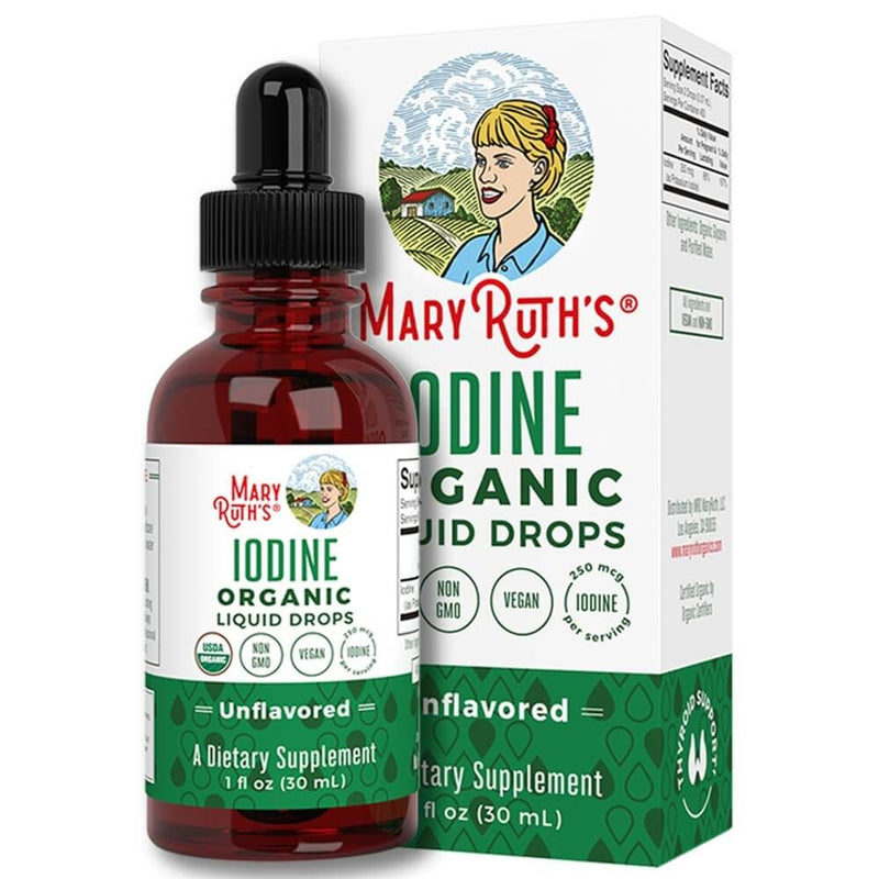 MaryRuth Organics Organic Iodine Liquid Drops  30 ml. - Vitamins & Minerals at MySupplementShop by MaryRuth Organics