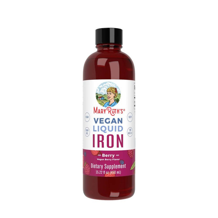 MaryRuth's Iron Liquid (Berry) 450ml, 16 oz - Cellular Health at MySupplementShop by Mary Ruth