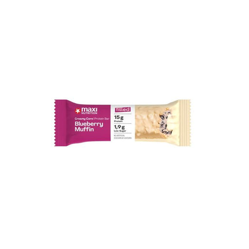 Maxi Nutrition Creamy Core Protein Bar 12 x 45g Blueberry Muffin - Protein Bars at MySupplementShop by Maxinutrition