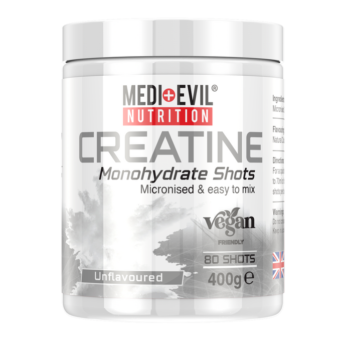 Medi-Evil Creatine 400g - Unflavoured - Creatine Powder at MySupplementShop by Medi-Evil Nutrition