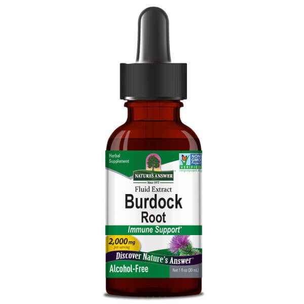 Nature's Answer Burdock Root 2,000mg 1 Oz (30ml) - Overall Health at MySupplementShop by Nature's Answer