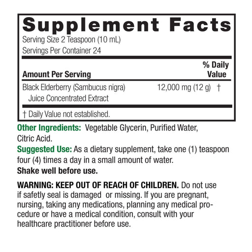 Nature's Answer Sambucus 12,000mg 8 Oz (240ml) - Immune Support at MySupplementShop by Nature's Answer