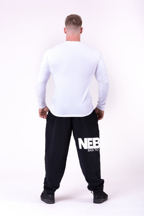 Nebbia 90s Classic Sweatpants 160 - Black - XL - Sweatpants at MySupplementShop by Nebbia