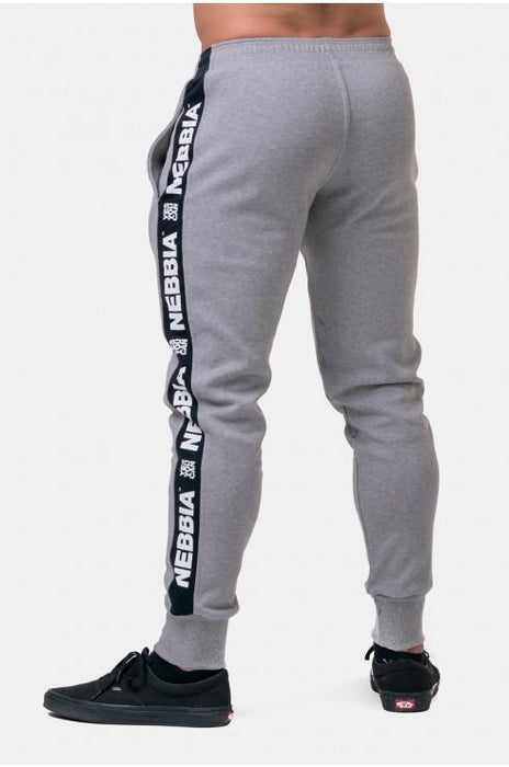 Nebbia Golden Era Sweatpants 196 Light Grey - XXL - Sweatpants at MySupplementShop by Nebbia