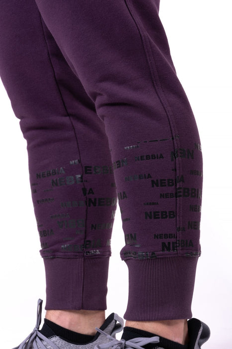 Nebbia Gym Hero Joggers 153 - Burgundy - Medium - Joggers at MySupplementShop by Nebbia