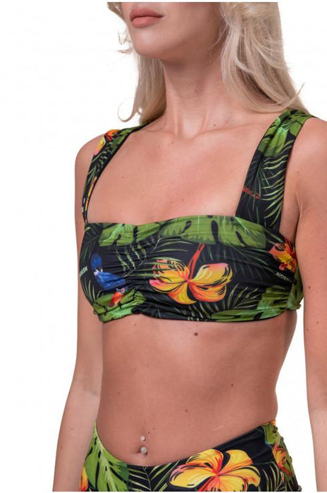 Nebbia High-Energy Bikini Top 553 - Jungle Green - Bikini Top at MySupplementShop by Nebbia