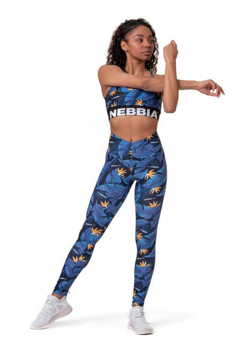 Nebbia High-Waist Ocean Power leggings 561 - Oean Blue - Leggings at MySupplementShop by Nebbia