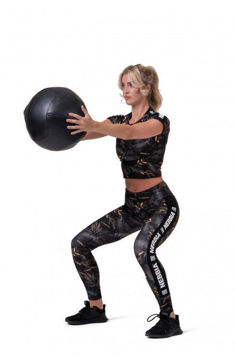 Nebbia High-Waist Performance Leggings 567- Volcanic Black - Leggings at MySupplementShop by Nebbia