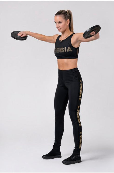 Nebbia Leggings Gold Classic 801 Black - XS - Leggings at MySupplementShop by Nebbia