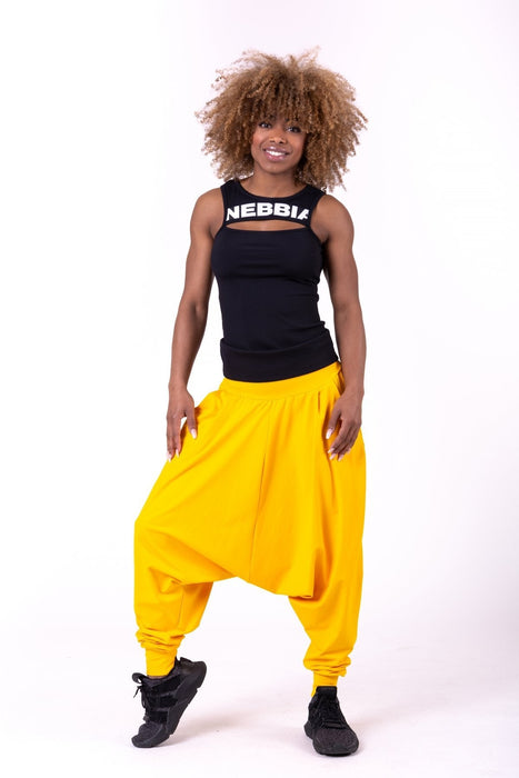 Nebbia Red Label Aladdins Pants 668 - Yellow - Pants at MySupplementShop by Nebbia