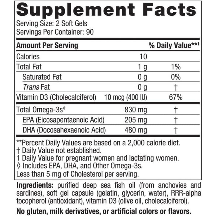 Nordic Naturals Prenatal DHA Omega-3 830mg with Vitamin D3 180 Softgels - Vitamins & Minerals at MySupplementShop by Nordic Naturals