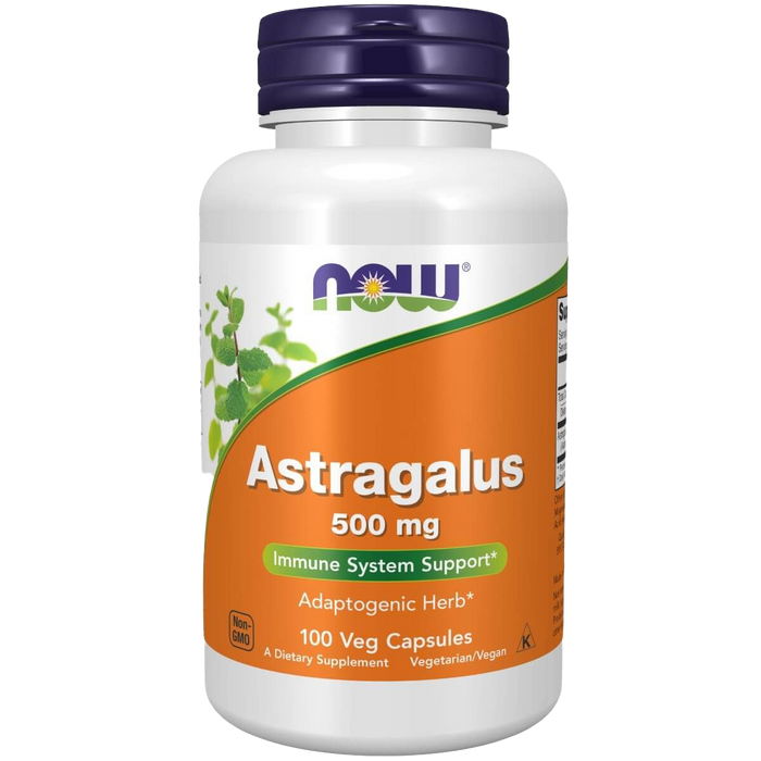 NOW Foods Astragalus 500 mg 100 Capsules