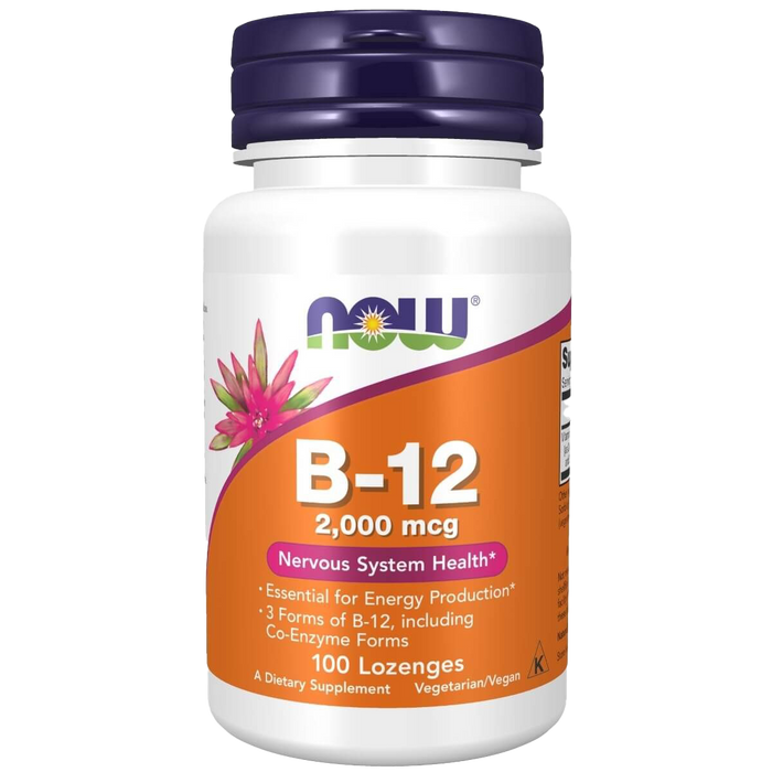 NOW Foods B-12 2,000 mcg 100 Lozenges