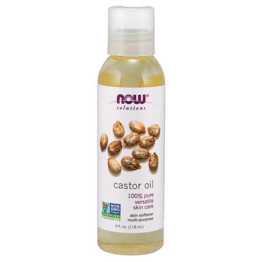 NOW Foods Castor Oil 4oz (118ml) - Hair Care at MySupplementShop by NOW Foods