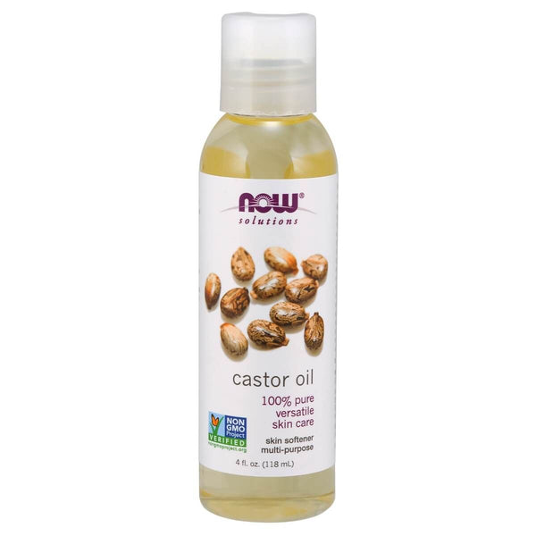 NOW Foods Castor Oil 4oz (118ml) - Hair Care at MySupplementShop by NOW Foods