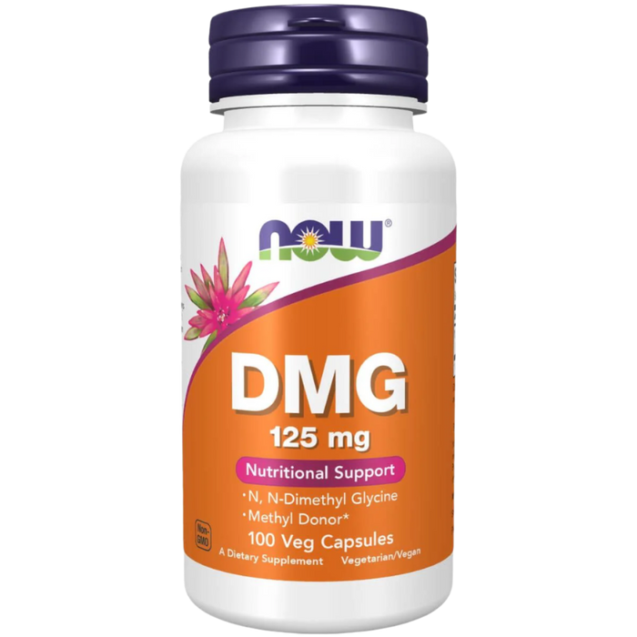 NOW Foods DMG (N-Dimethyl Glycine) 125 mg 100 Veg Capsules