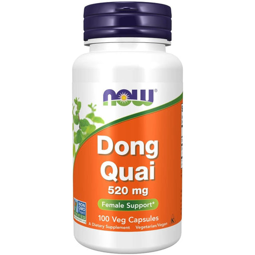 NOW Foods Dong Quai 520 mg 100 Veg Capsules - Supplements for Women at MySupplementShop by NOW Foods