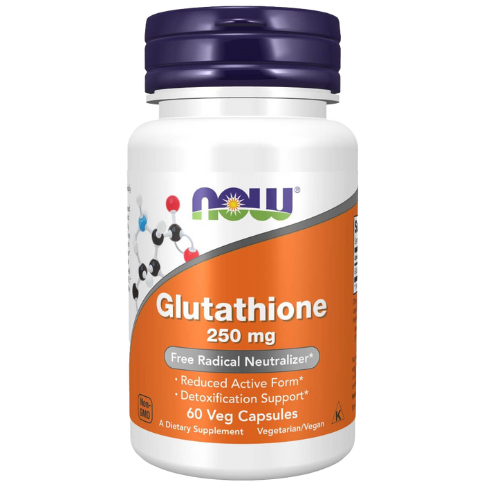 NOW Foods Glutathione 250 mg 60 Veg Capsules