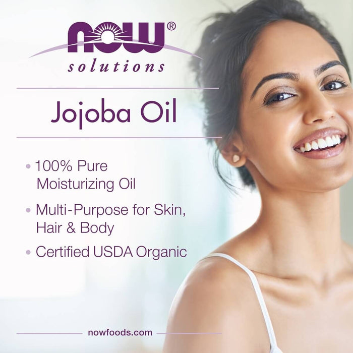 NOW Foods Jojoba Oil 100% Pure Moisturizing 4oz - Health and Wellbeing at MySupplementShop by NOW Foods