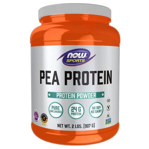 Now Foods Pea Protein Pure Unflavored Powder 2lb (907g) - Protein at MySupplementShop by NOW Foods