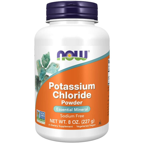 NOW Foods Potassium Chloride Powder 8oz (227g) - Vitamins & Minerals at MySupplementShop by NOW Foods