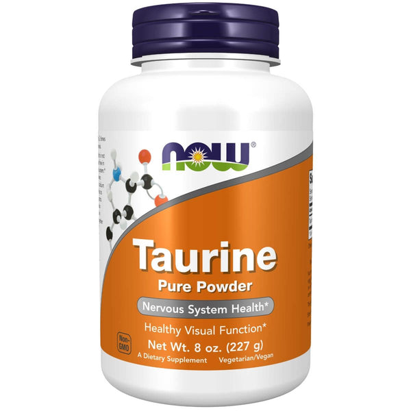 NOW Foods Taurine Pure Powder 8oz - Amino Acids and BCAAs at MySupplementShop by NOW Foods