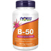 NOW Foods Vitamin B-50 mg 100 Veg Capsules - Vitamins & Minerals at MySupplementShop by NOW Foods