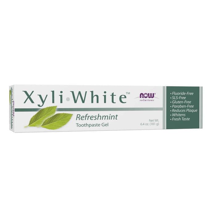 NOW Foods Xyliwhite Toothpaste Gel Refreshmint 6.4oz (181g) - Health and Wellbeing at MySupplementShop by NOW Foods