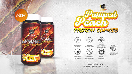 Lycan Labs Untamed Protein Gummies 290g Pumped Peach - Sports Supplements at MySupplementShop by Lycan Labs