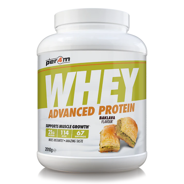 PER4M Whey Protein Powder 2.1kg - 67 Servings | 21g Protein per Serving
