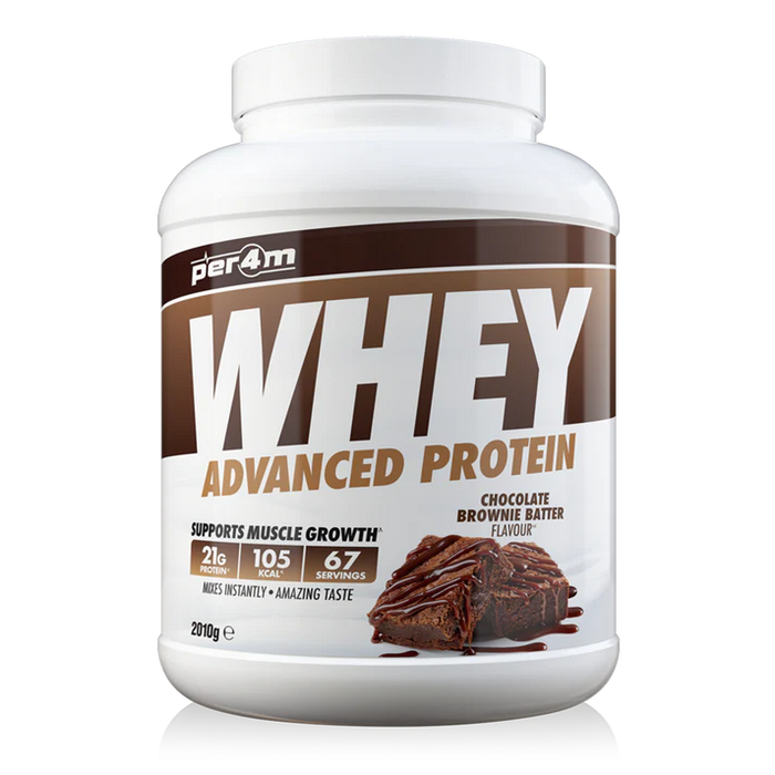 PER4M Whey Protein Powder 2.1kg - 67 Servings | 21g Protein per Serving