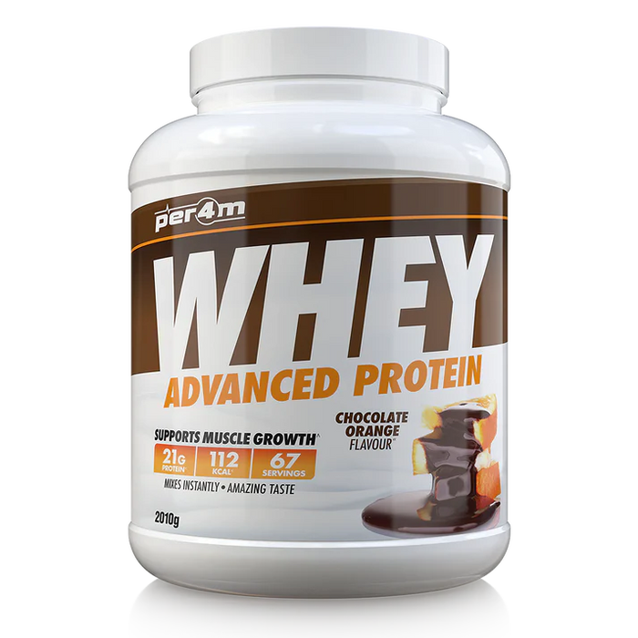 PER4M Whey Protein Powder 2.1kg - 67 Servings | 21g Protein per Serving