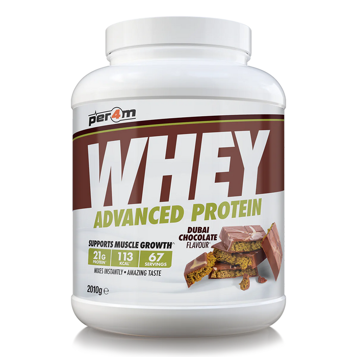 PER4M Whey Protein Powder 2.1kg - 67 Servings | 21g Protein per Serving