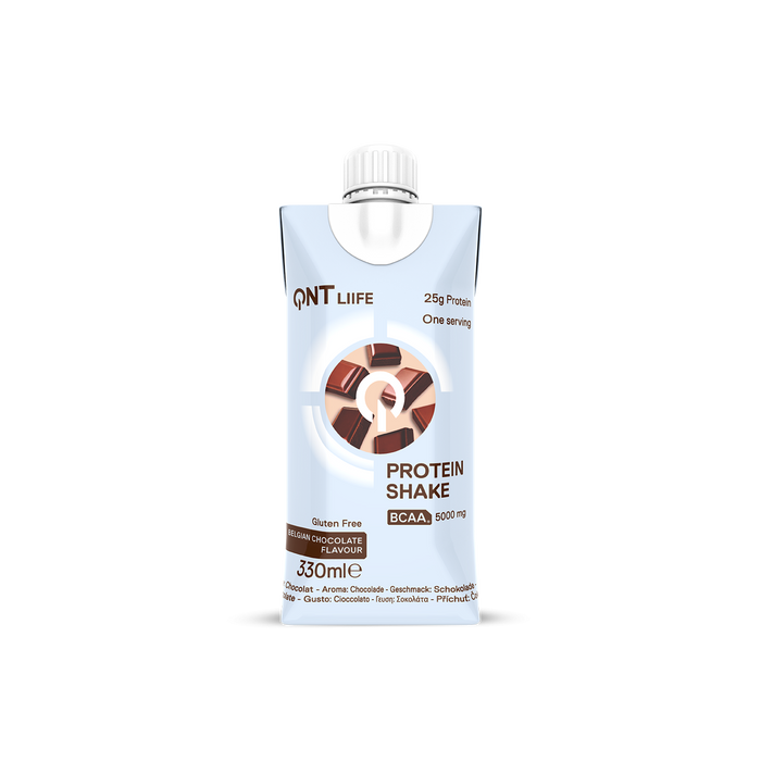 QNT Delicious Ready-to-Drink High-Protein Shake - 25g Protein | Low Sugar | 12 x 330ml