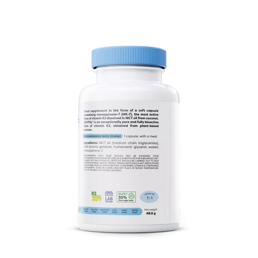 Osavi Vitamin K2 MK7 100mcg  120 softgels - Nutritional Supplement at MySupplementShop by Osavi