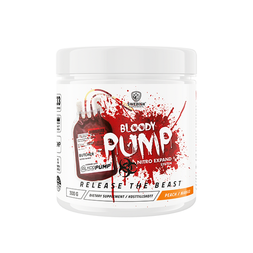 Swedish Supplements Bloody Pump 300g Peach Mango - Sports Nutrition at MySupplementShop by Swedish Supplements