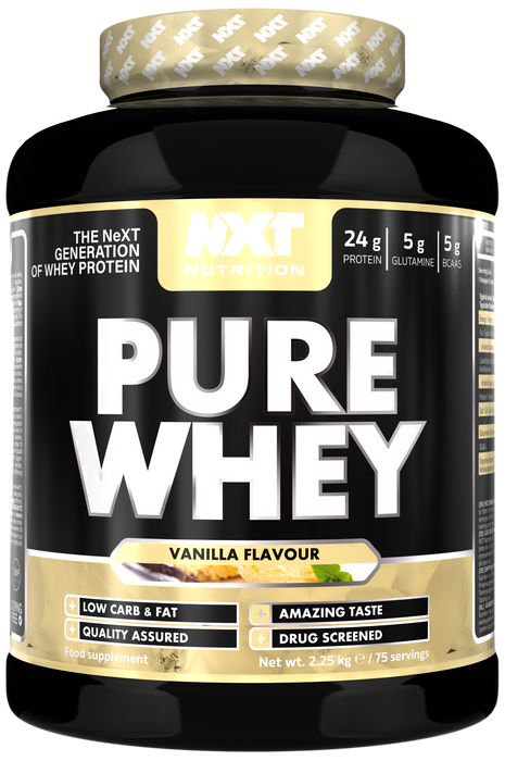 NXT Nutrition Pure Whey 2.25kg - Vanilla - Whey Protein at MySupplementShop by Nxt Nutrition