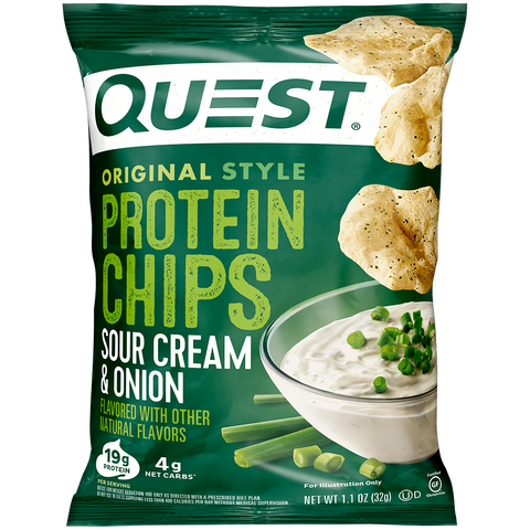 Quest Nutrition Protein Chips 8x32g - Food Cupboard at MySupplementShop by Quest Nutrition