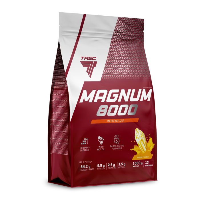 Trec Nutrition Magnum 8000 1kg (13 Servings) - Weight Gainers & Carbs at MySupplementShop by Trec Nutrition