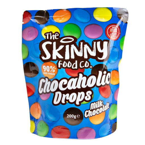 The Skinny Food Co Chocaholic Drop Share Bag 200g Chocolate - Sports Nutrition at MySupplementShop by The Skinny Food Co