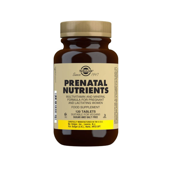 Solgar Prenatal Nutrients Tablets Pack of 120 - Pregnancy at MySupplementShop by UK Solgar