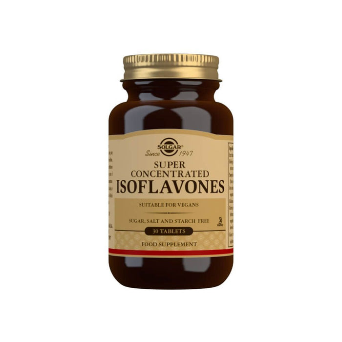 Solgar Super Concentrated Isoflavones Tablets Pack of 30 - Nutritional Supplement at MySupplementShop by Solgar